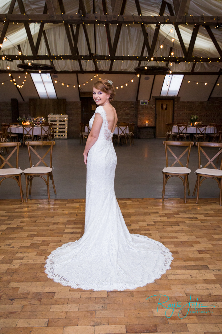 Bride at The Beverley Barn