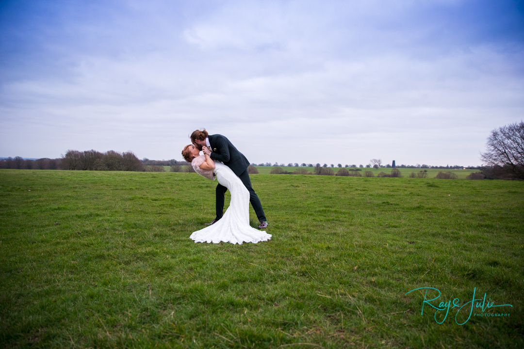 wedding couple on Beverley Westwood