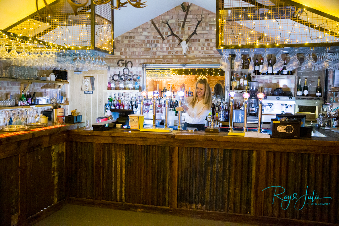 The bar at The Beverley Barn