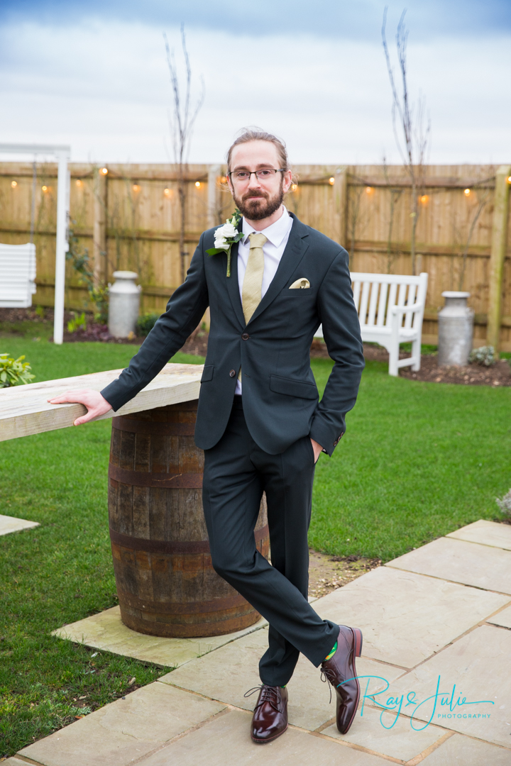 Matthew in his Richard Smith Bespoke Suit