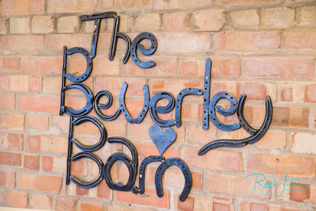 The Beverley Barn horse shoe sign