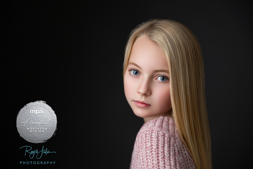 Stunning award winning Yorkshire children's studio portrait photographers