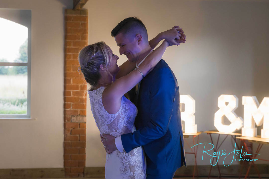 Wedding couple first dance at the Farmstead Tickton Grange Hotel